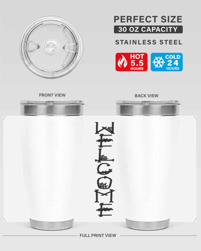 welcome 12#- halloween- Tumbler
