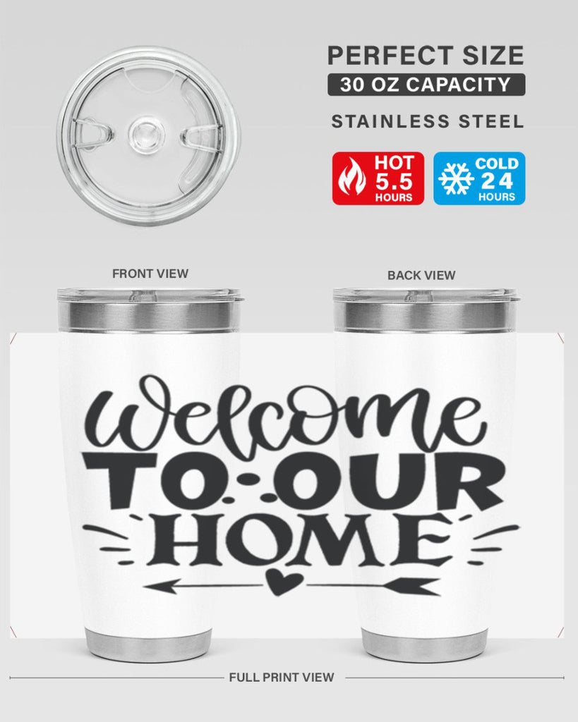 welcome to our home 11#- family- Tumbler