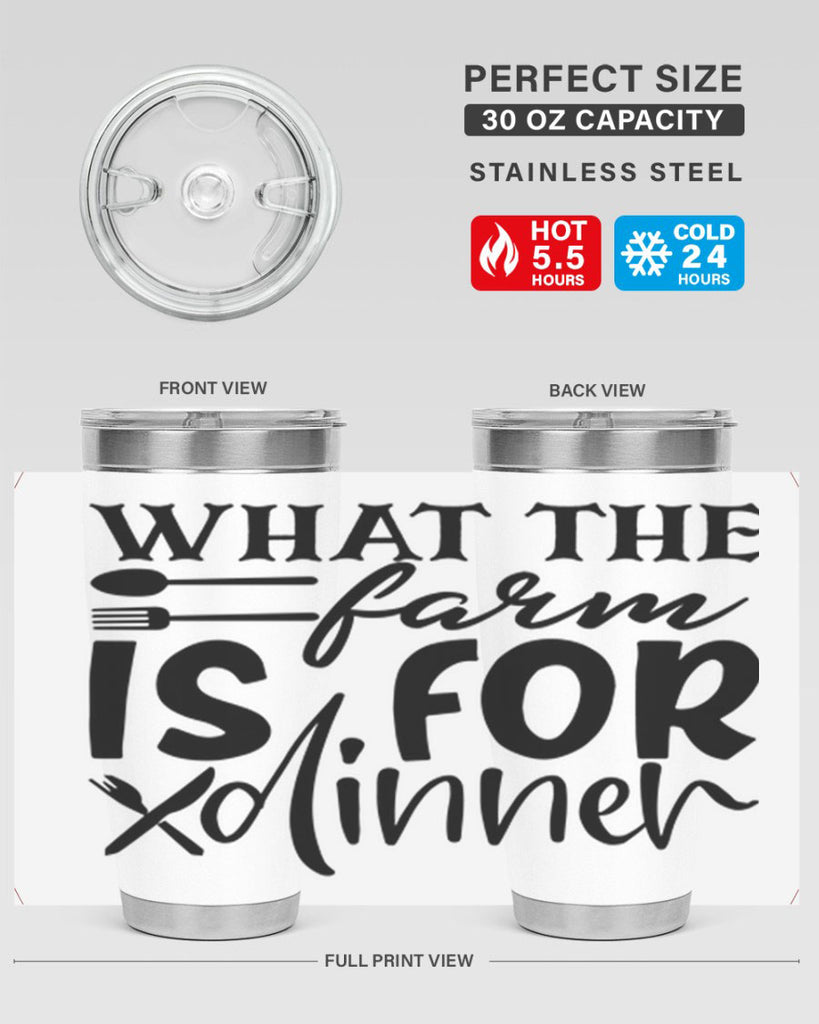 what the farm is for dinner 72#- kitchen- Tumbler