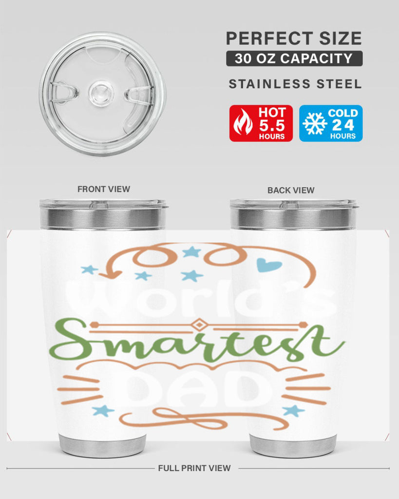 world’s smartest dad 2#- fathers day- Tumbler