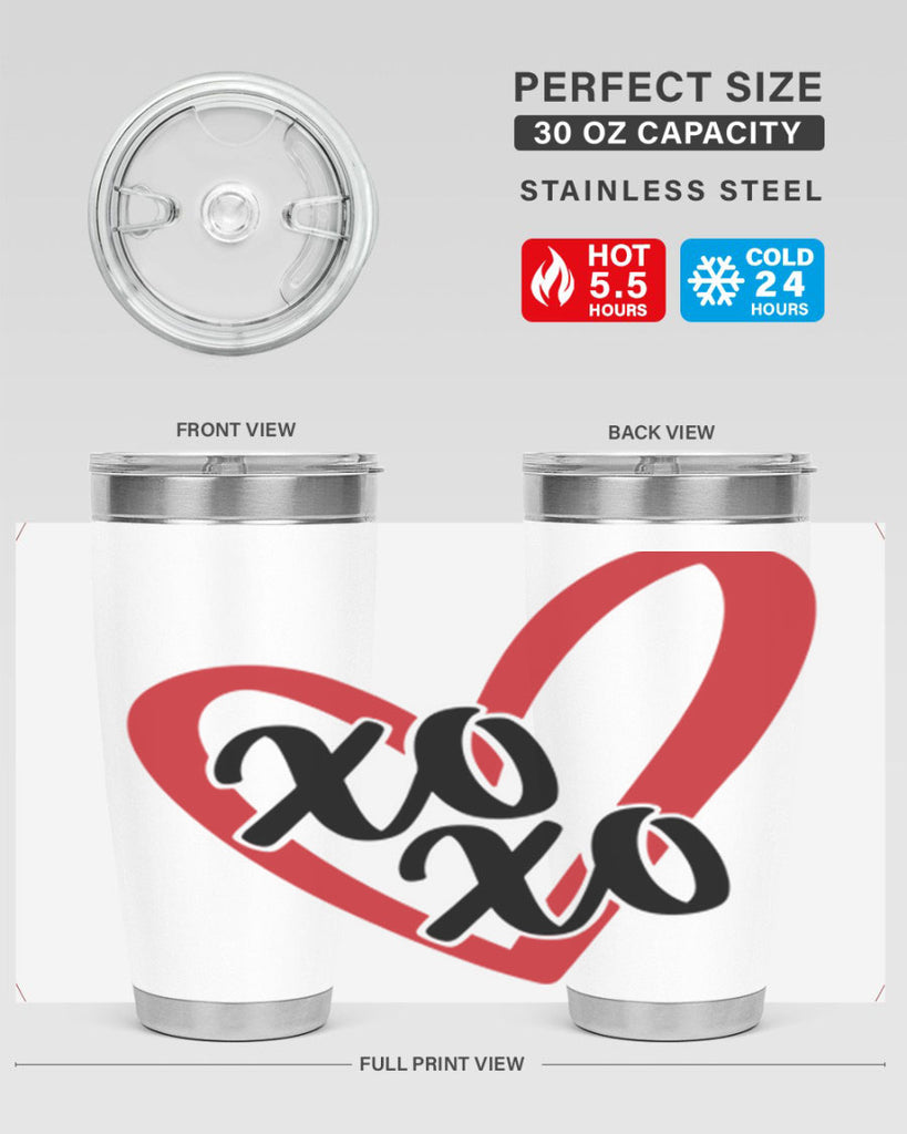 xoxo 11#- valentines day- Tumbler