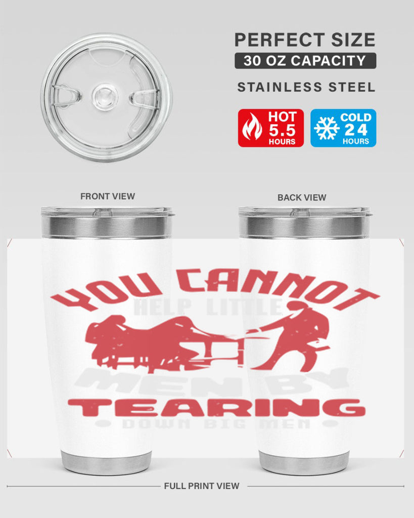 you cannot help little men Style 72#- Fourt Of July- Tumbler
