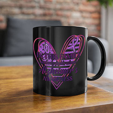AlzheimerS Awareness American Flag 11#- alzheimers-Mug / Coffee Cup