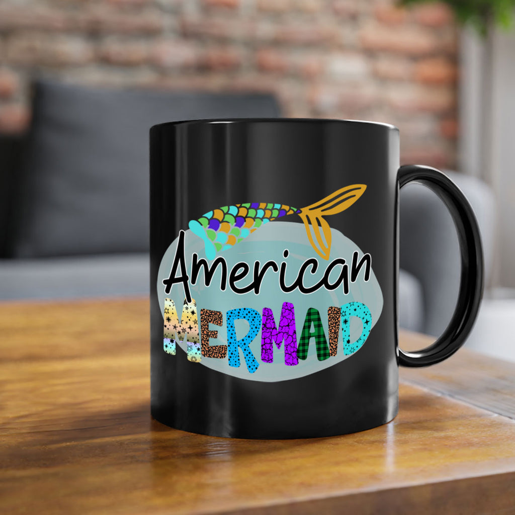 American Mermaid 14#- mermaid-Mug / Coffee Cup