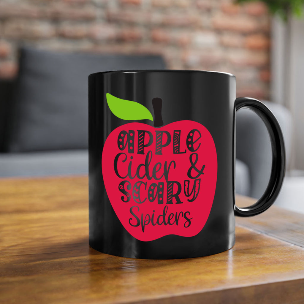 Apple Cider Scary Spiders 10#- fall-Mug / Coffee Cup