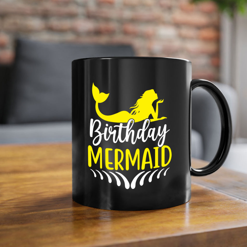 Birthday Mermaid 68#- mermaid-Mug / Coffee Cup