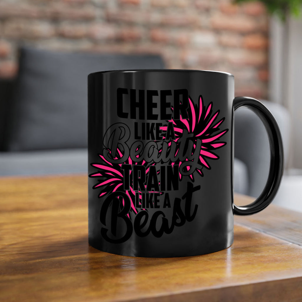Cheer like a Beauty Train like a Beast 1388#- cheer-Mug / Coffee Cup