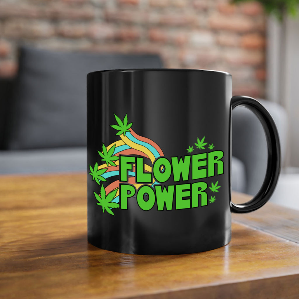 Flower Power Cannabis leaf 86#- marijuana-Mug / Coffee Cup