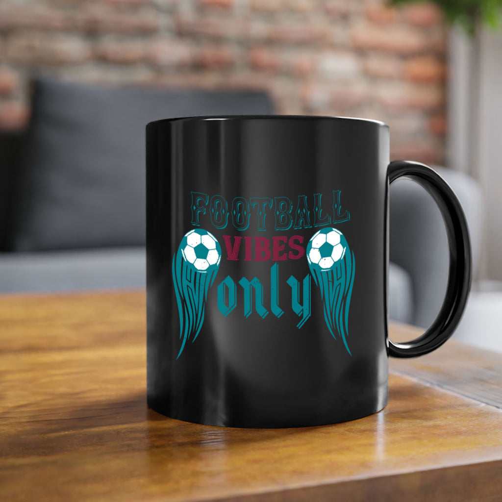 Football vibes only 1232#- football-Mug / Coffee Cup