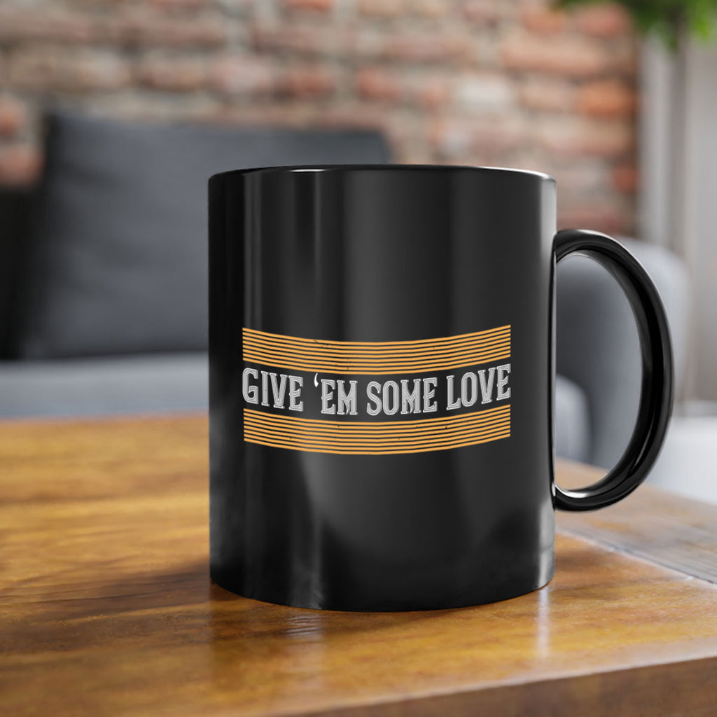 Give ‘em some love 2258#- badminton-Mug / Coffee Cup