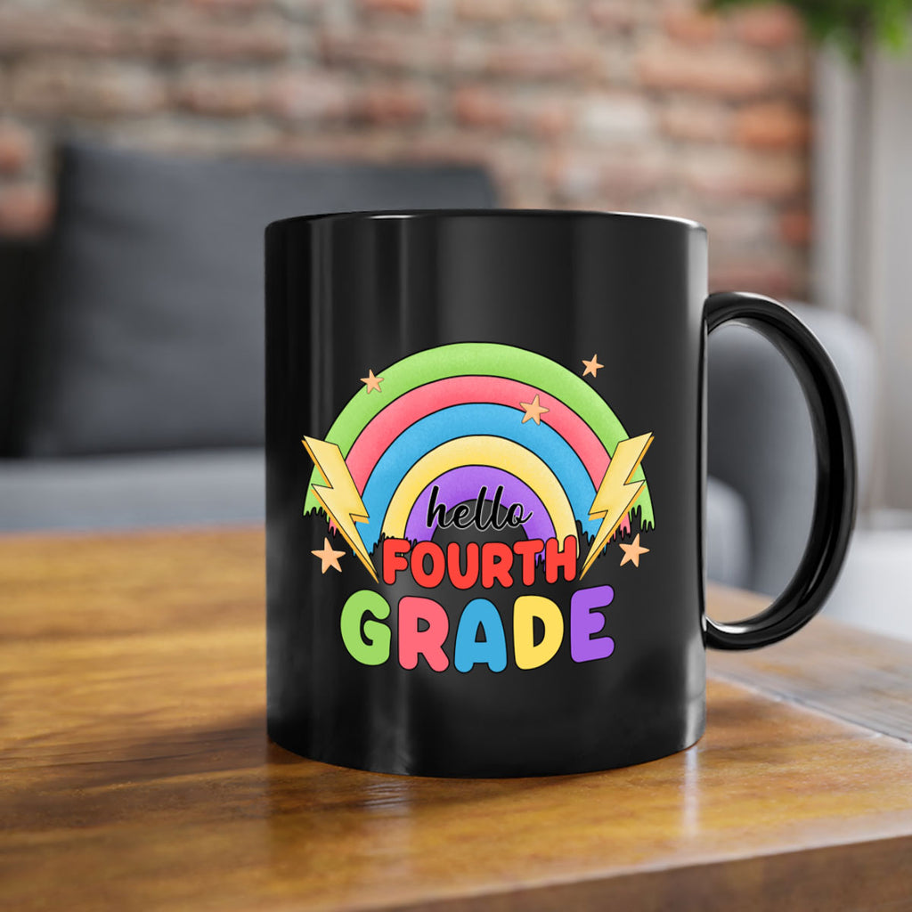 Hello 4th Grade Rainbow 13#- 4th grade-Mug / Coffee Cup