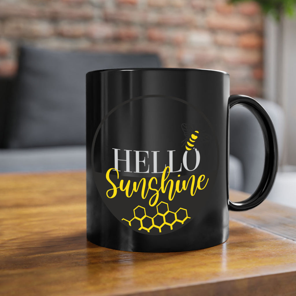 Hello Sunshine and bee216#- spring-Mug / Coffee Cup