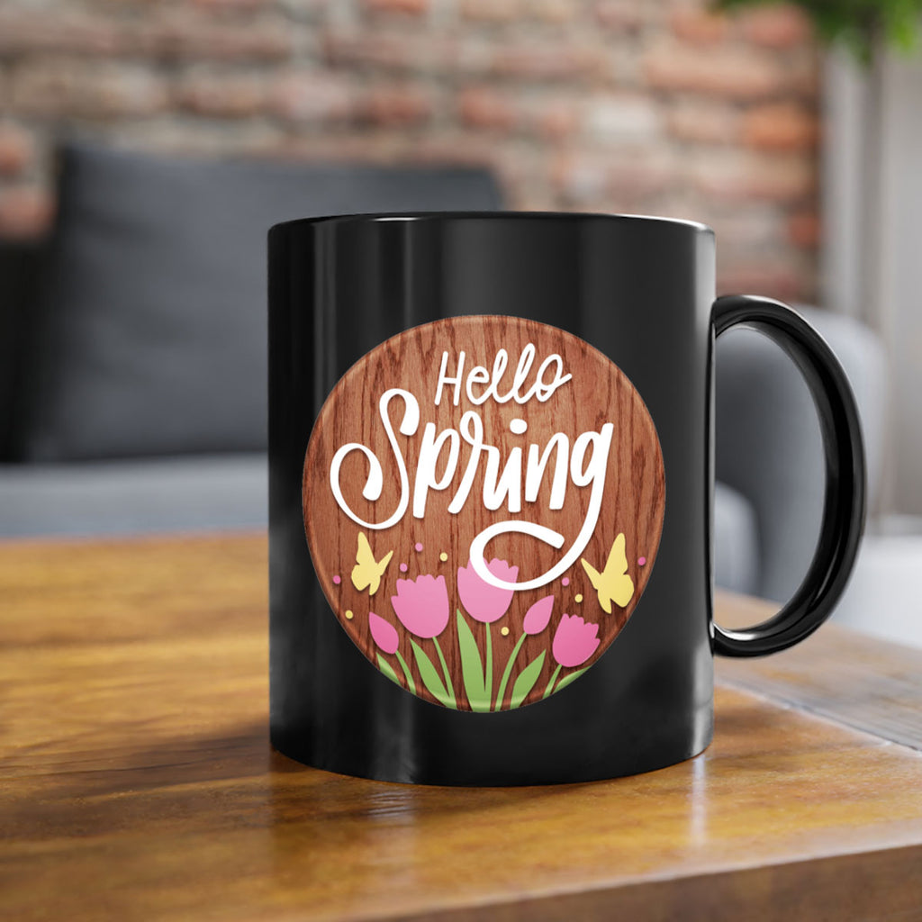 Hello spring Mockup202#- spring-Mug / Coffee Cup