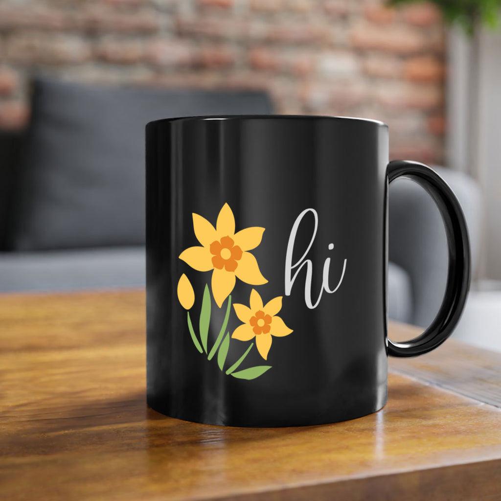 Hi daffodil flower236#- spring-Mug / Coffee Cup