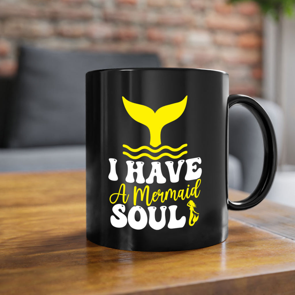 I Have a Mermaid Soul 206#- mermaid-Mug / Coffee Cup
