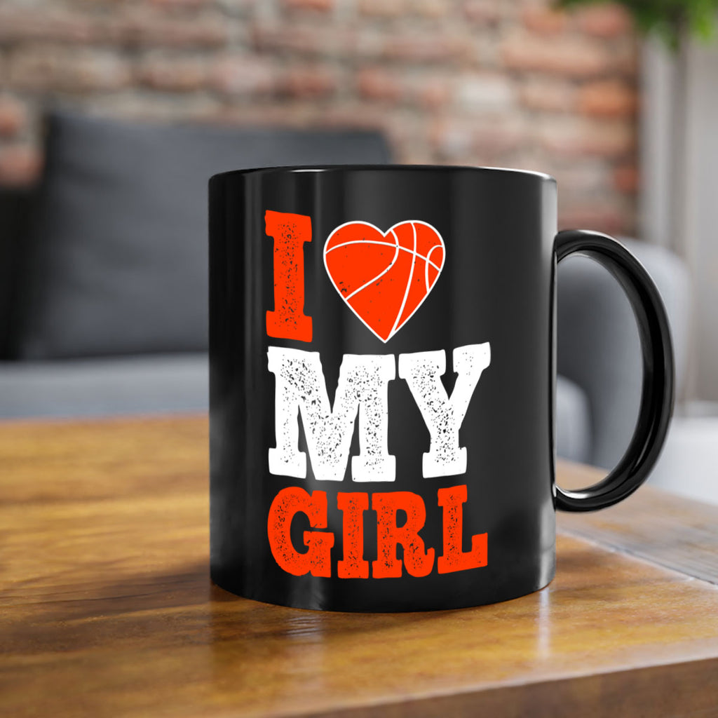 I love my girl 2244#- basketball-Mug / Coffee Cup