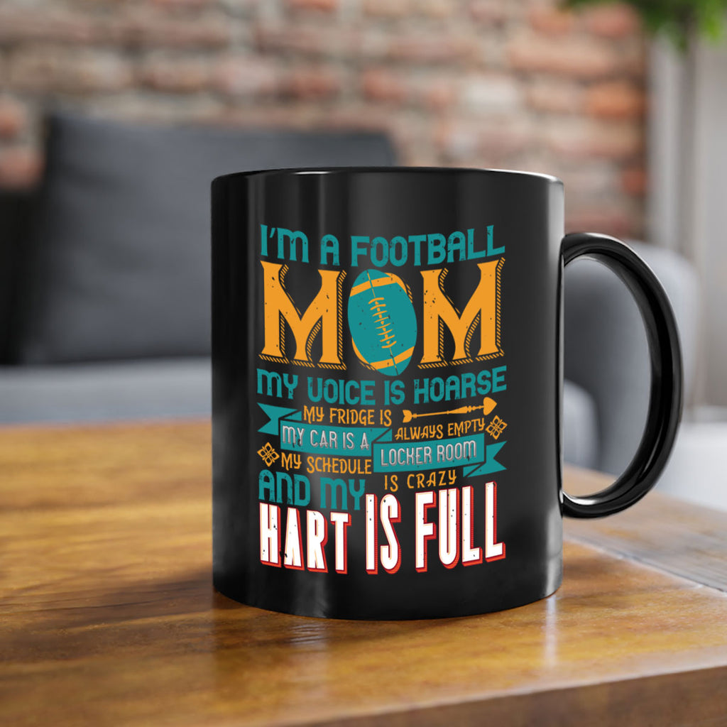 Im football mom my voice is hoarse 1068#- football-Mug / Coffee Cup