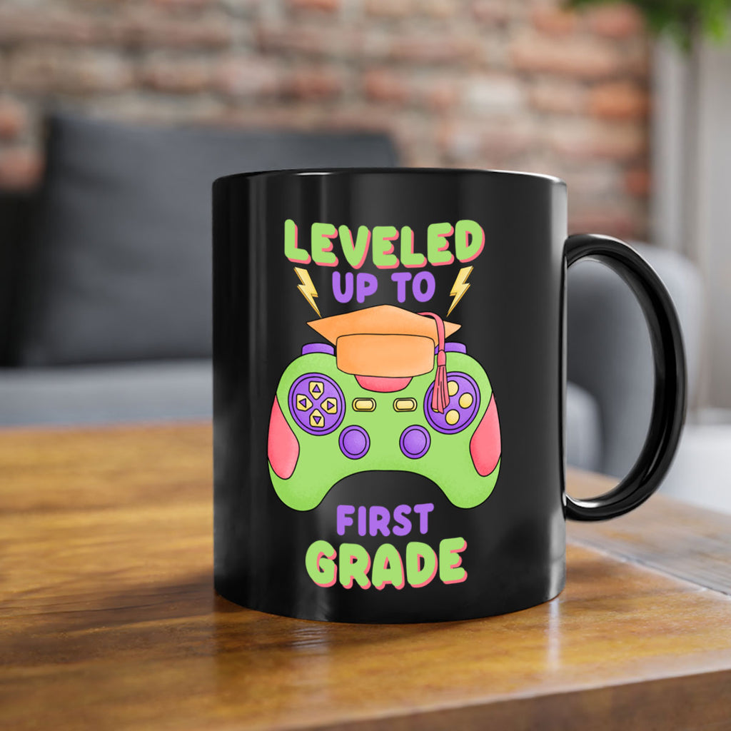 Leveled up to 1st Grade 10#- First Grade-Mug / Coffee Cup