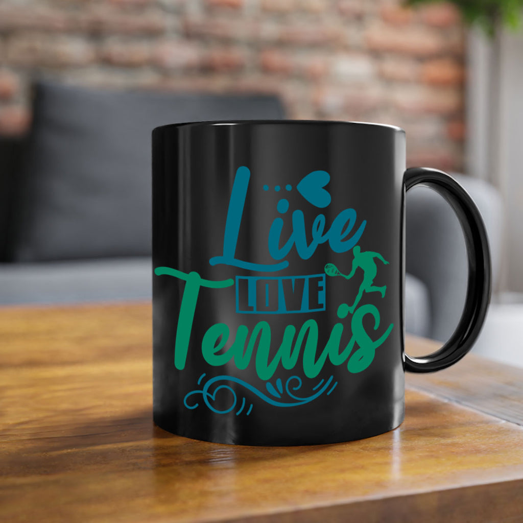 Live Love Tennis 816#- tennis-Mug / Coffee Cup