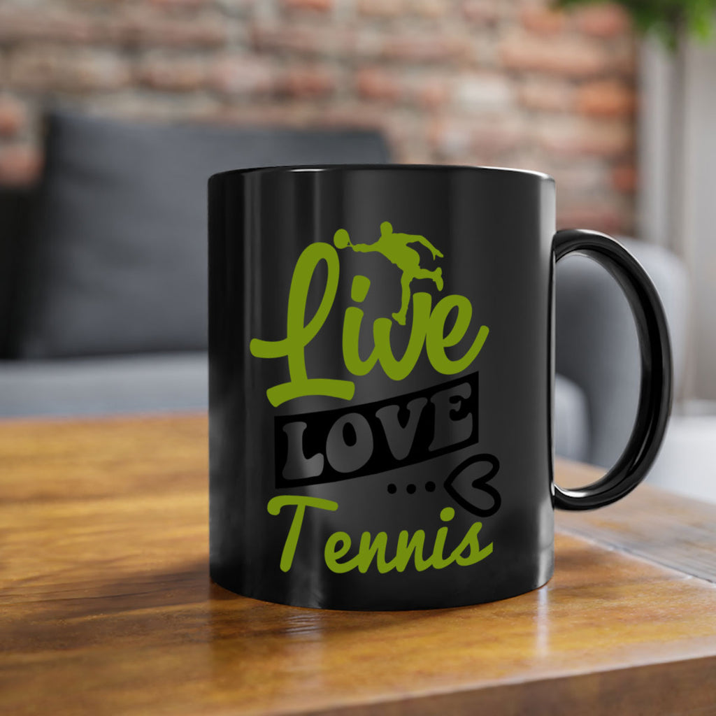 Live Love Tennis 829#- tennis-Mug / Coffee Cup