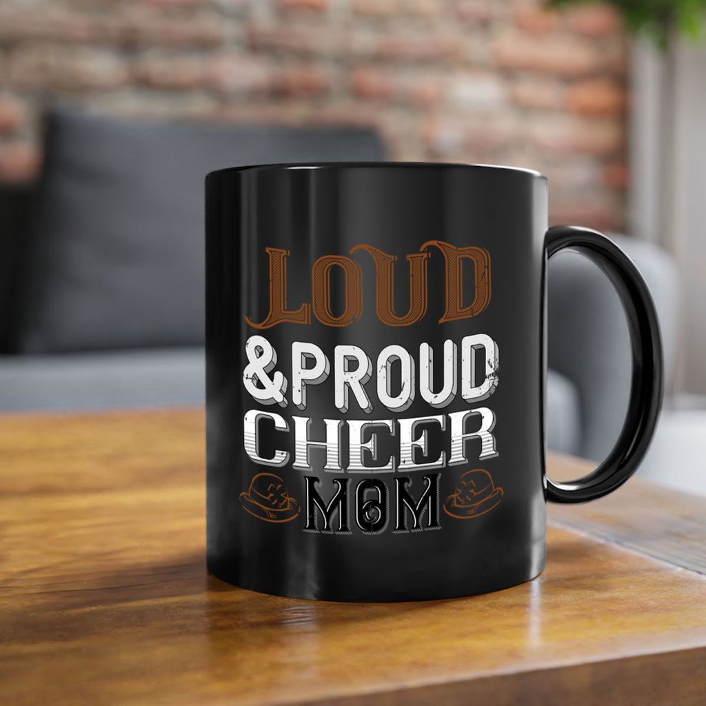 Loud proud cheer mom 763#- football-Mug / Coffee Cup