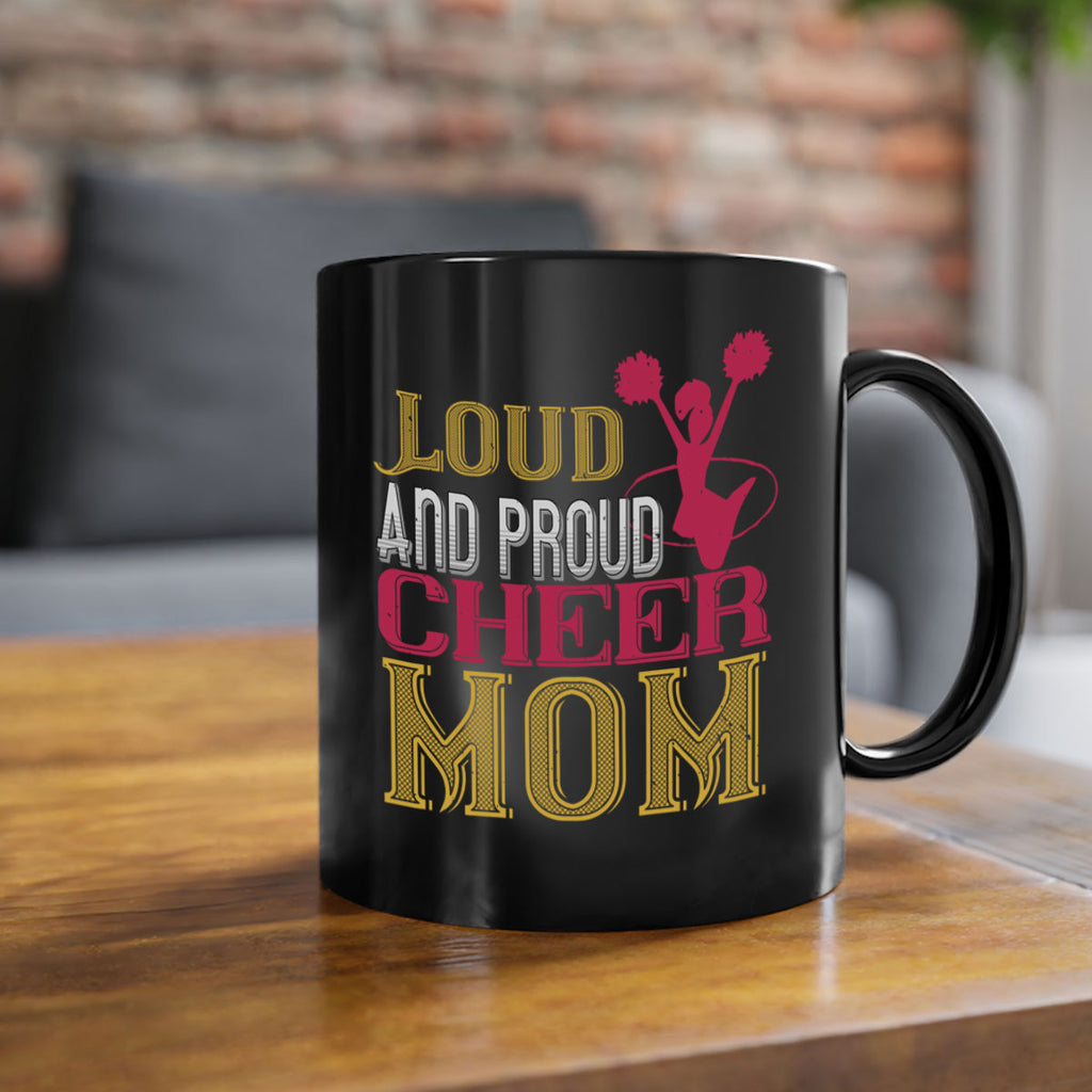 Loud proud cheer mom 764#- football-Mug / Coffee Cup