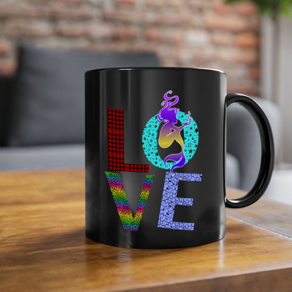 Love 304#- mermaid-Mug / Coffee Cup