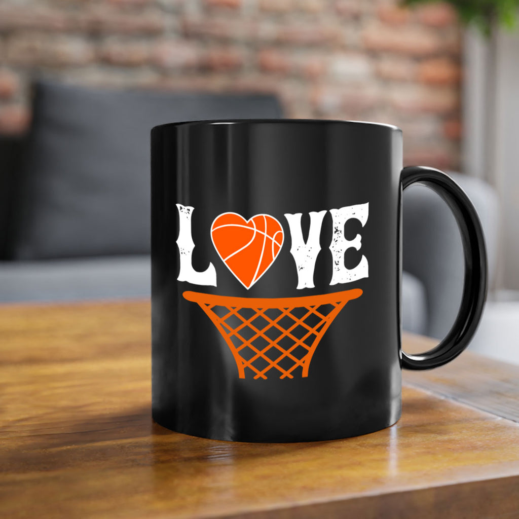 Love 704#- basketball-Mug / Coffee Cup