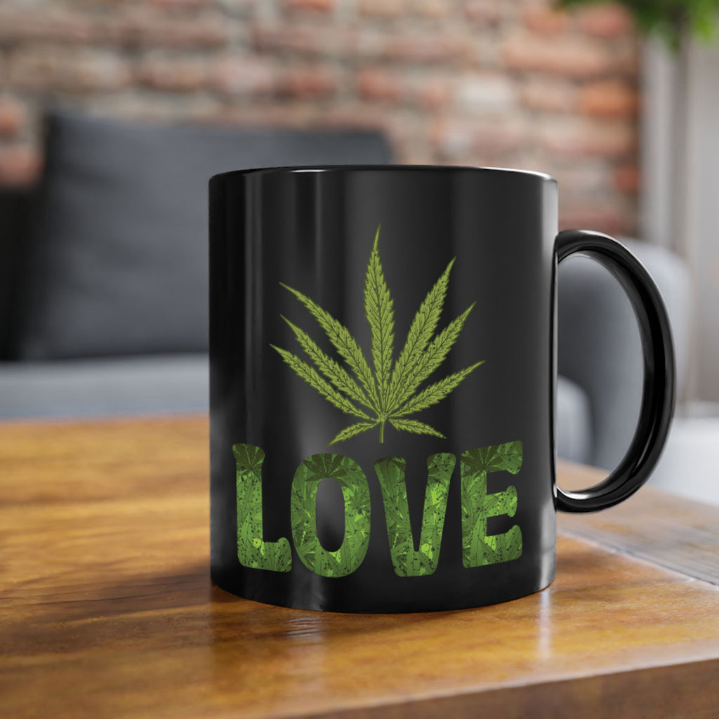 Love Sublimation 192#- marijuana-Mug / Coffee Cup