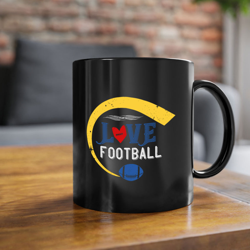Love football 733#- football-Mug / Coffee Cup