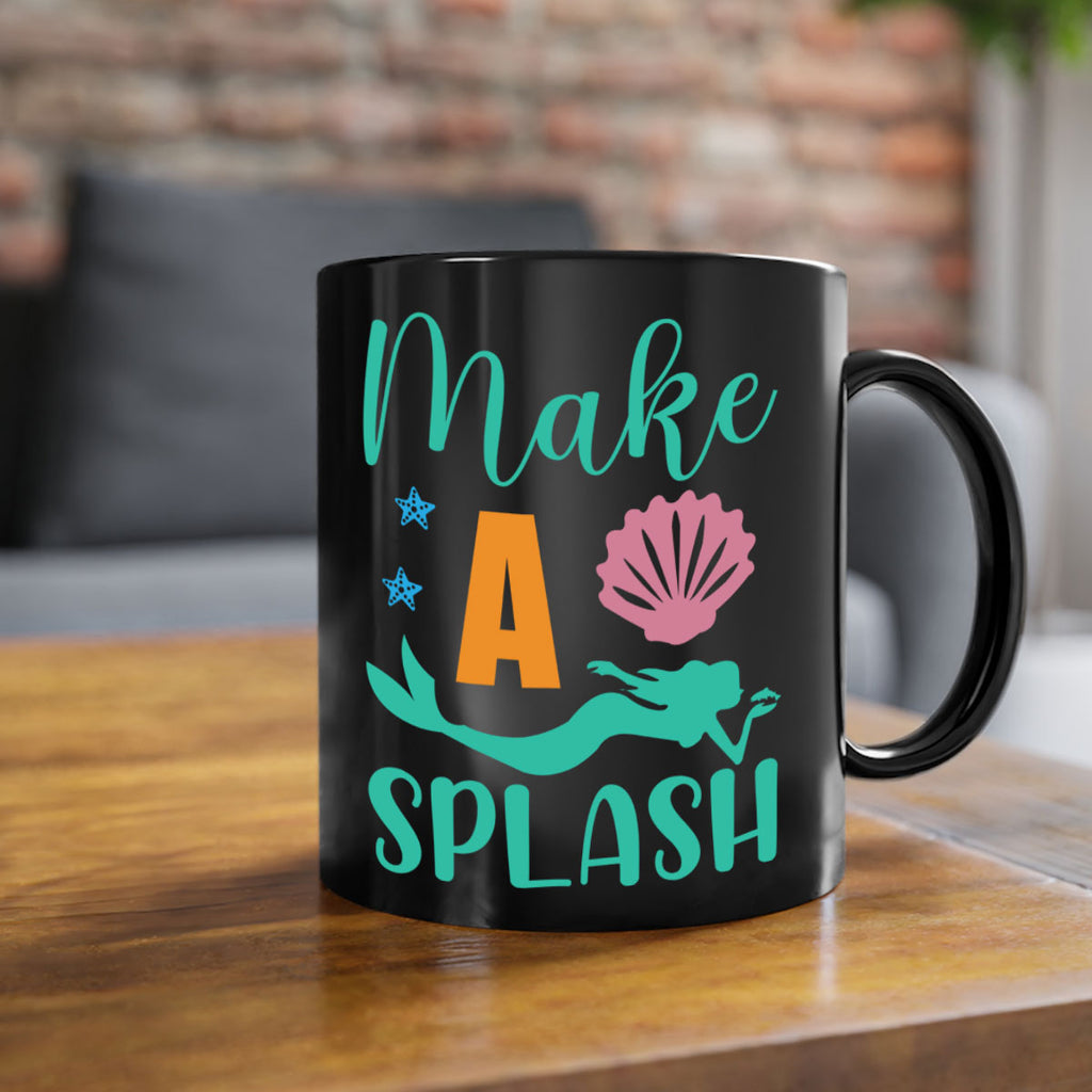 Make a Splash Design 314#- mermaid-Mug / Coffee Cup