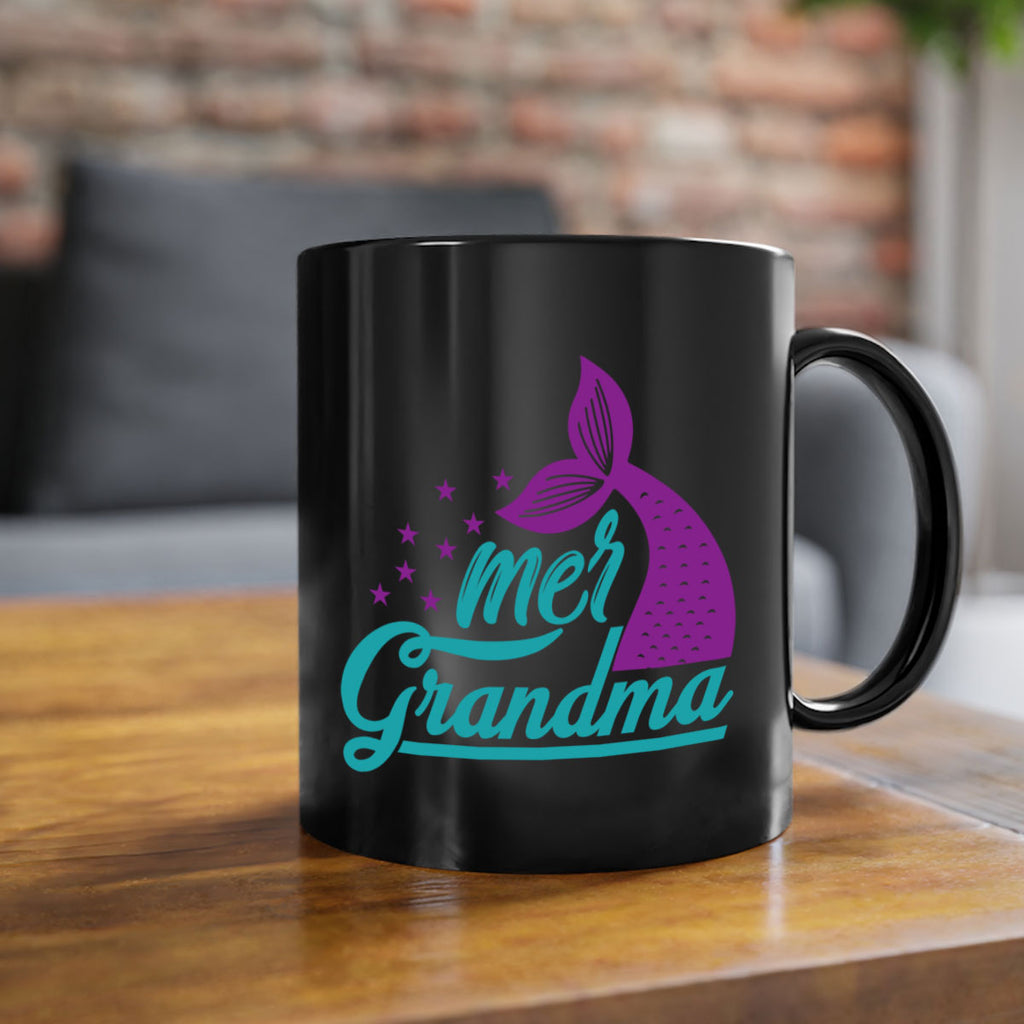 Mer Grandma 328#- mermaid-Mug / Coffee Cup