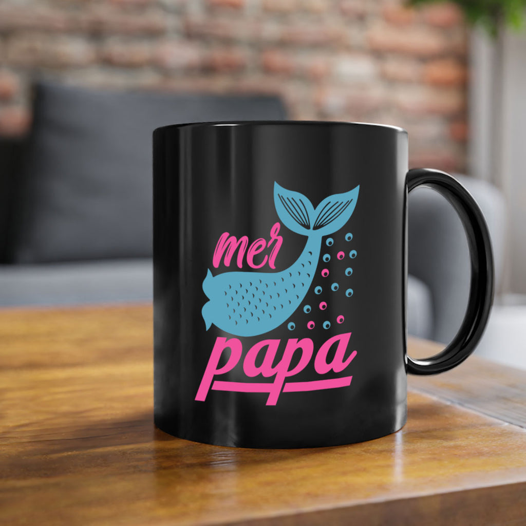 Mer Papa 344#- mermaid-Mug / Coffee Cup