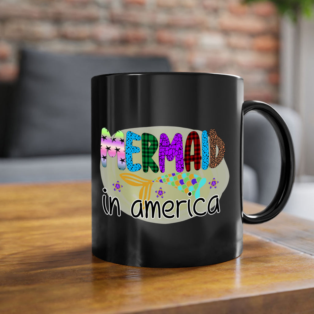 Mermaid In America 419#- mermaid-Mug / Coffee Cup