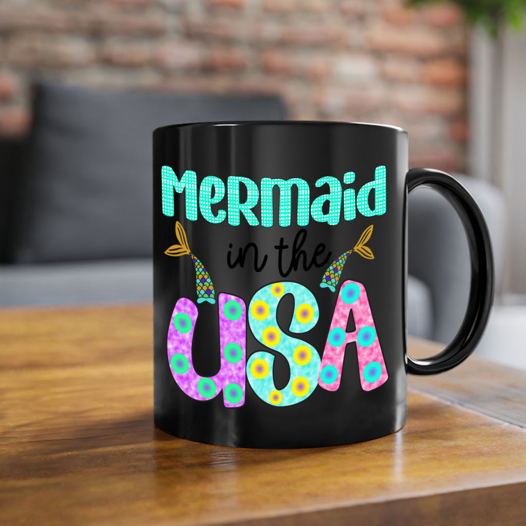 Mermaid In The Usa 421#- mermaid-Mug / Coffee Cup