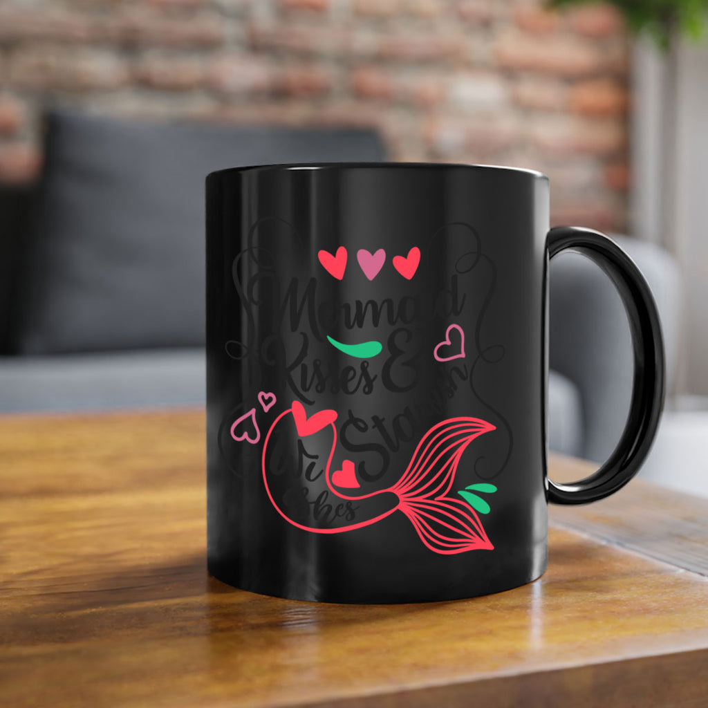 Mermaid Kisses Starfish Wishes 368#- mermaid-Mug / Coffee Cup