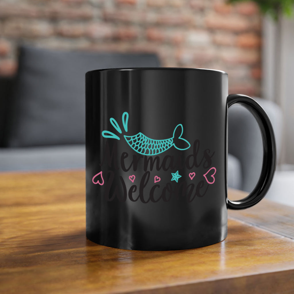 Mermaids Welcome 474#- mermaid-Mug / Coffee Cup