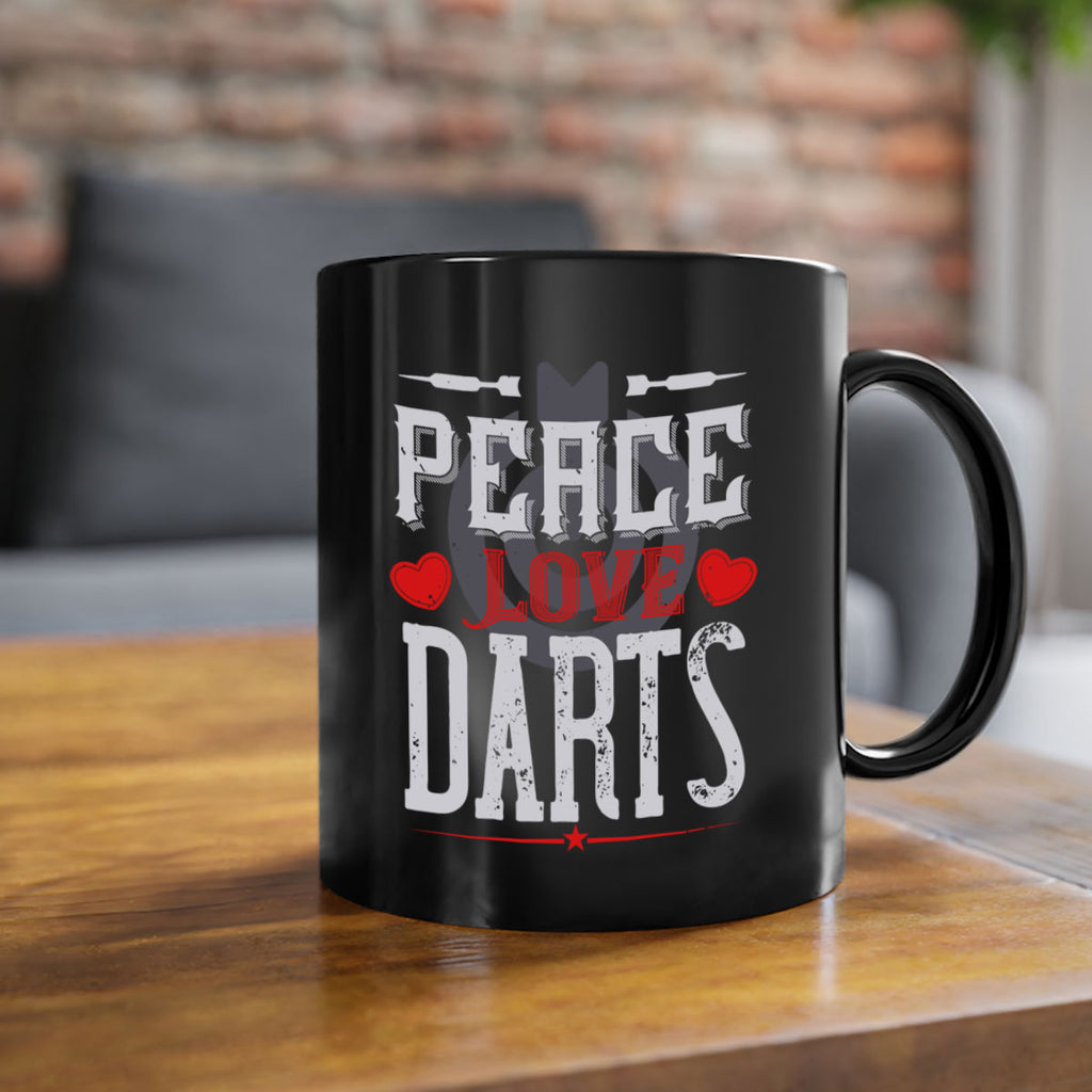 Peace Love Darts 1875#- darts-Mug / Coffee Cup