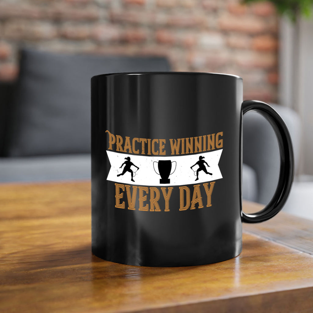 Practice winning every day 1922#- badminton-Mug / Coffee Cup