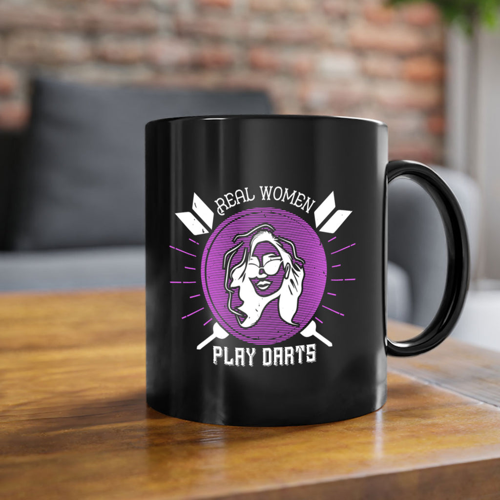 Real women play darts 1855#- darts-Mug / Coffee Cup