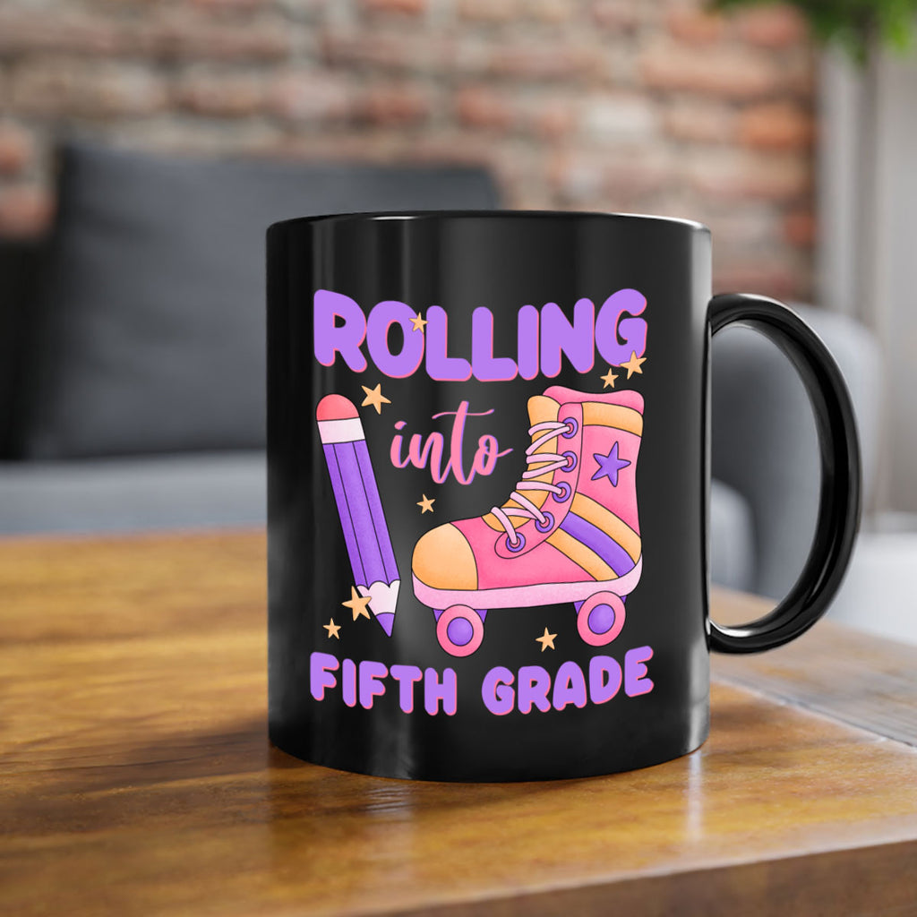 Rolling into 5th Grade 26#- 5th grade-Mug / Coffee Cup