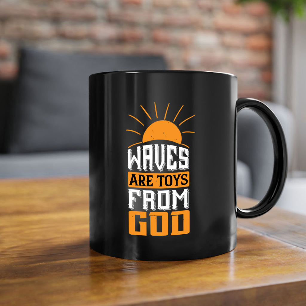 Waves are toys from God 113#- surfing-Mug / Coffee Cup