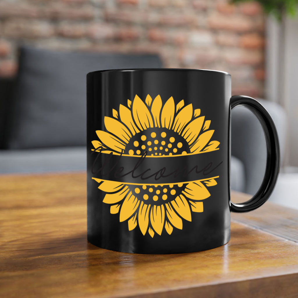 Welcome Sunflower585#- spring-Mug / Coffee Cup