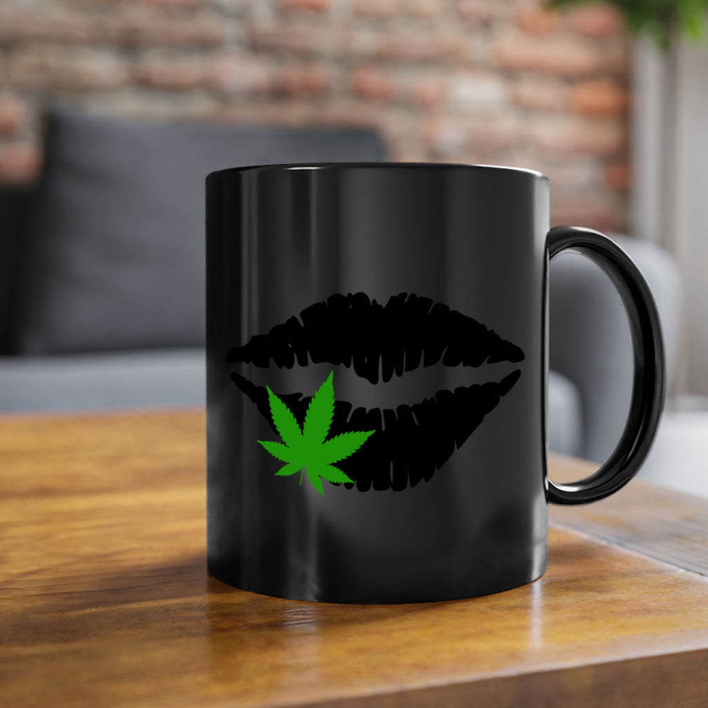 cannabis lips 47#- marijuana-Mug / Coffee Cup