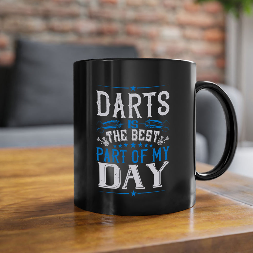 darts is the best part of my day 2342#- darts-Mug / Coffee Cup