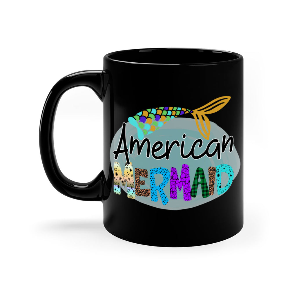 American Mermaid 14#- mermaid-Mug / Coffee Cup