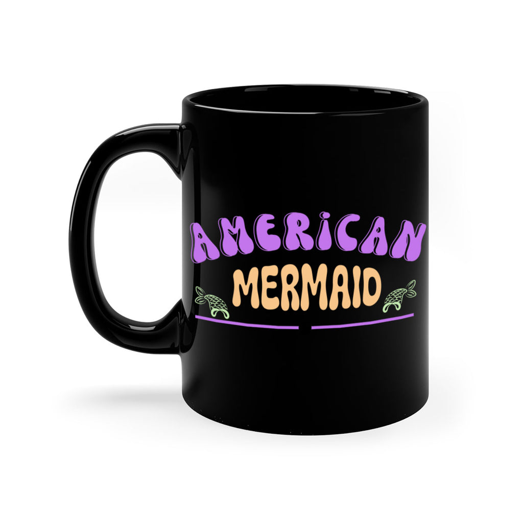 American Mermaid 16#- mermaid-Mug / Coffee Cup