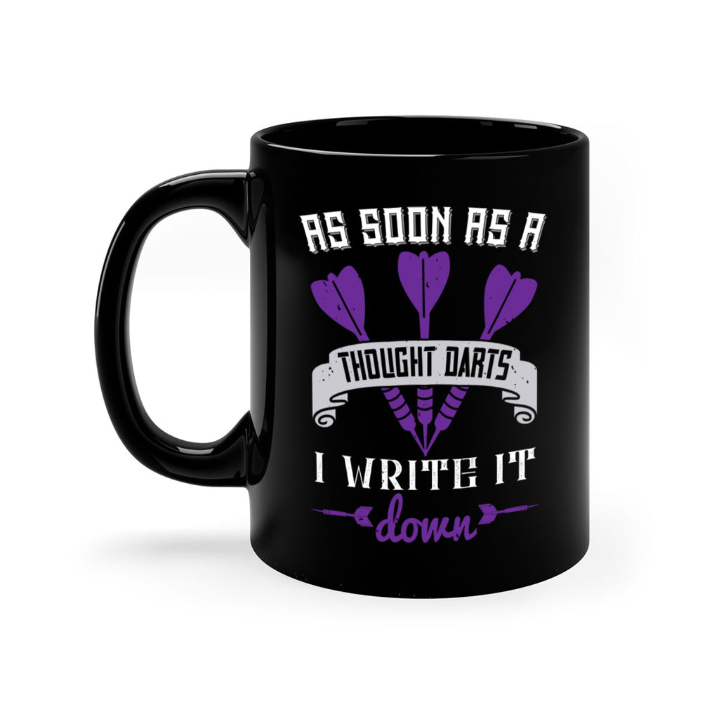 As soon as a thought darts I write it down 1955#- darts-Mug / Coffee Cup
