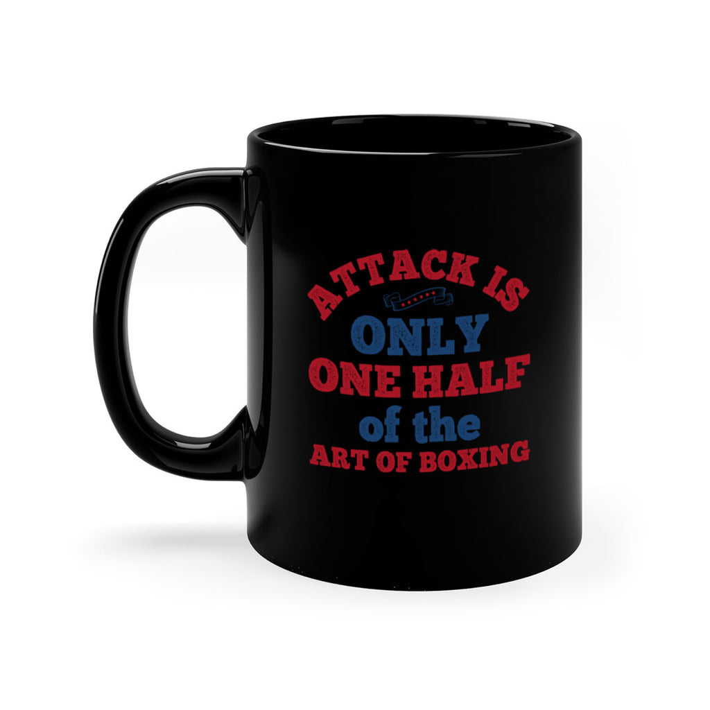 Attack is only one half of the art of boxing 1845#- boxing-Mug / Coffee Cup