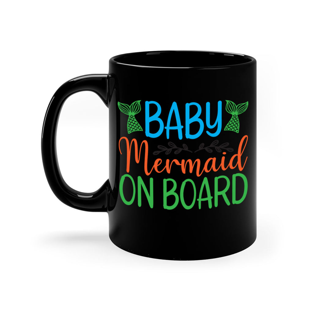Baby Mermaid On Board 33#- mermaid-Mug / Coffee Cup